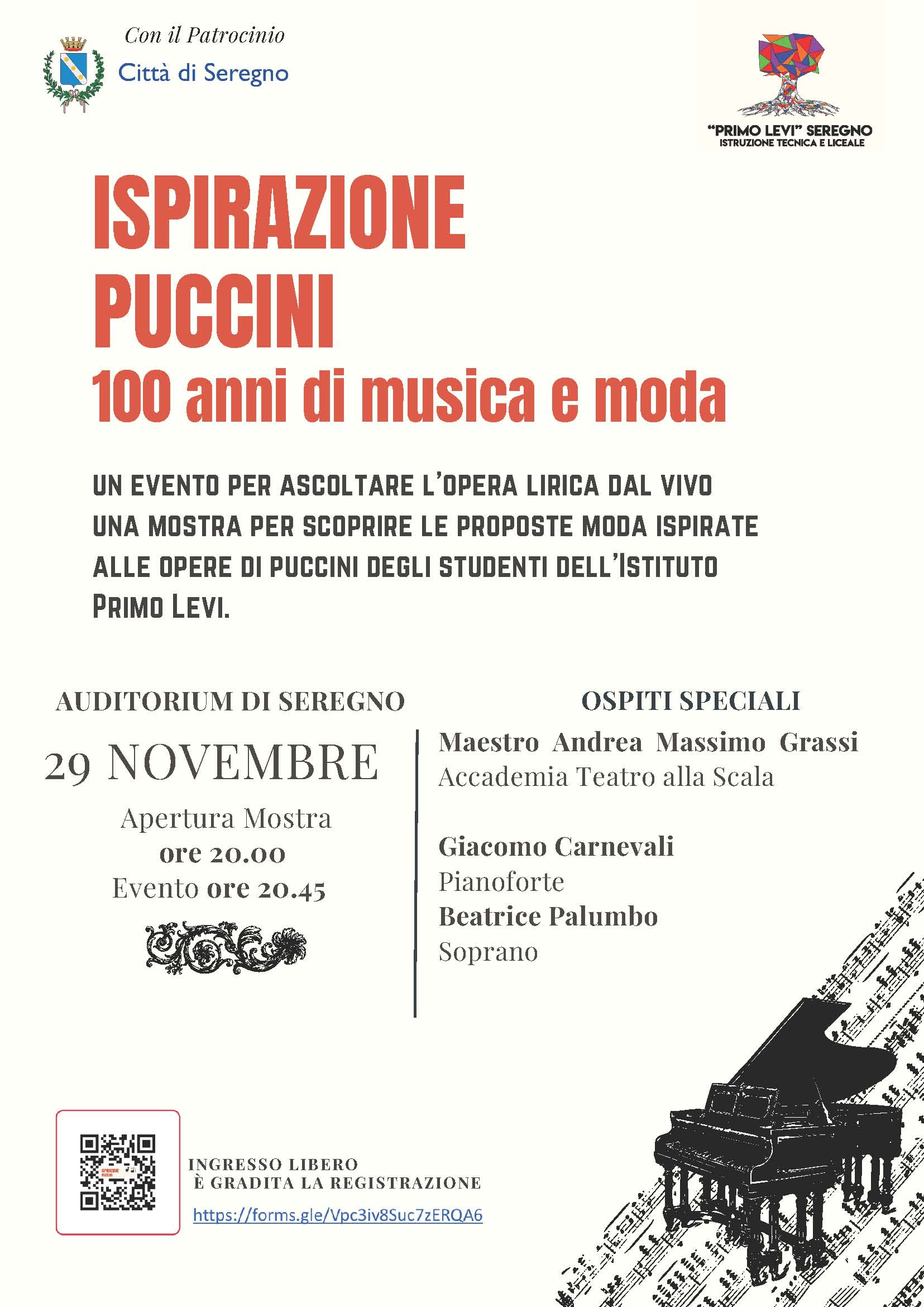 Ispirazione Puccini - 100 anni di musica e moda