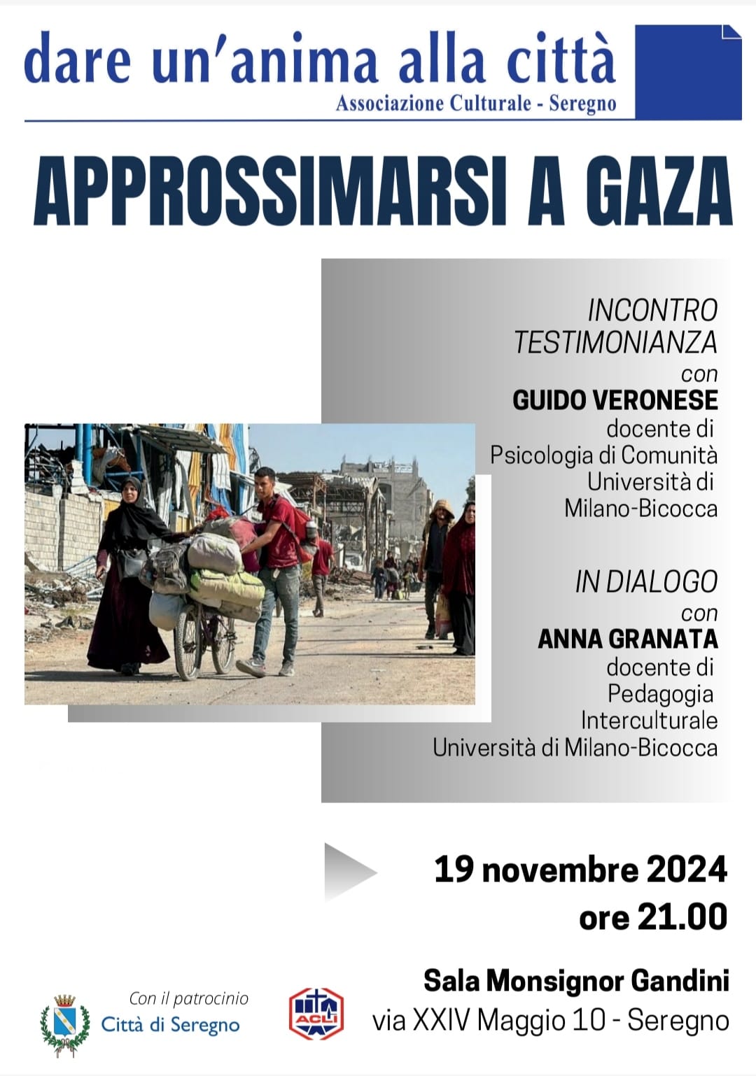 Conferenza - Approssimarsi a Gaza