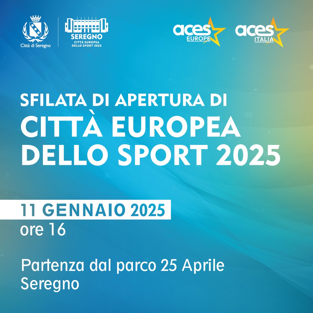 Sfilata inaugurale Seregno Città Europea dello Sport 2025