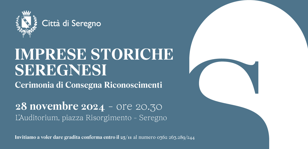 Consegna delle benemerenze "Impresa Storica Seregnese"