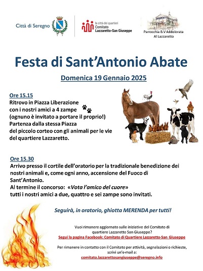 Al Lazzaretto, Festa di Sant'Antonio Abate 