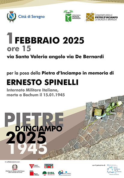 Pietre d'inciampo 2025