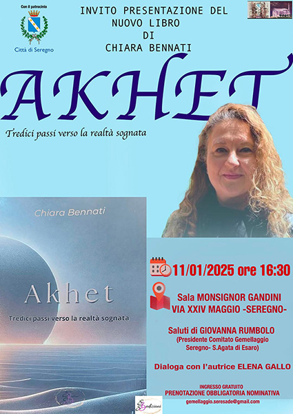 Presentazione del libro "Akhet" Tredici passi verso la realtà sognata